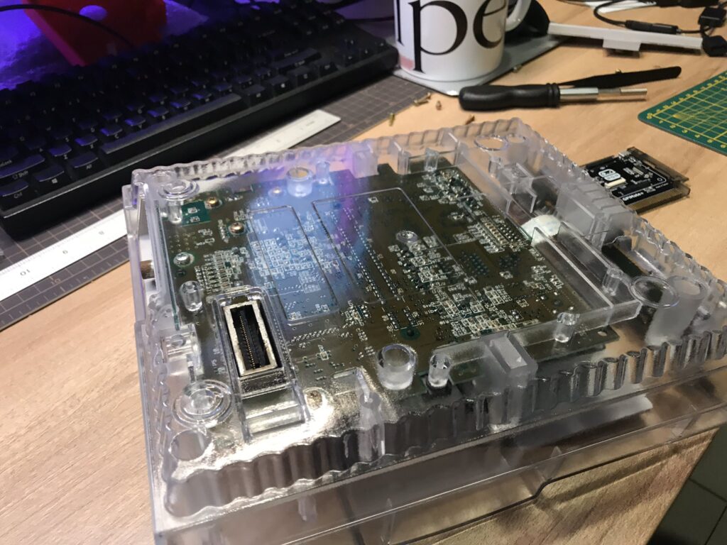 SNES Transparent Case