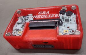 GBAConsolizer Fully assembled (on hand) Trans Red Clear top Rev2