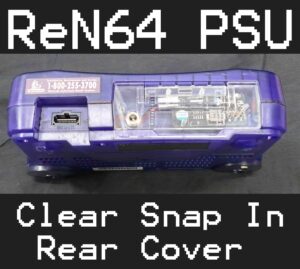 ReN64 clear snap in rear cover