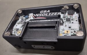 GBAConsolizer Fully assembled (on hand) Black Clear top Rev2